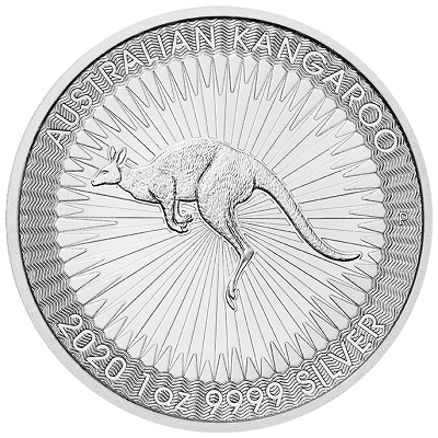 1 oz Australian Silver Kangaroo Coin | Common Date