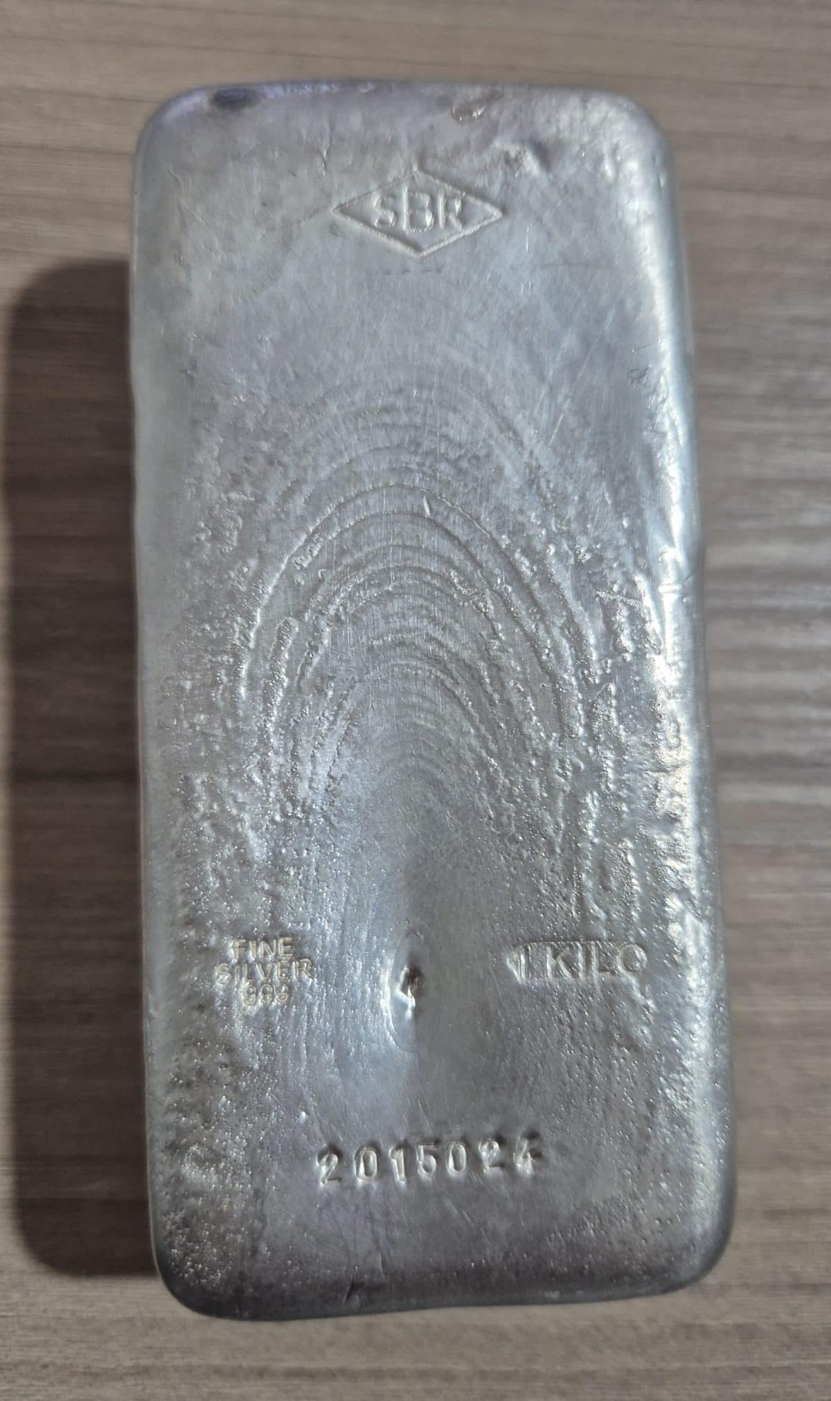 1 Kg Cast Silver Bars .999 - Certified