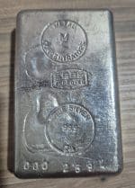 1 Kg Cast Silver Bars .999 - Certified