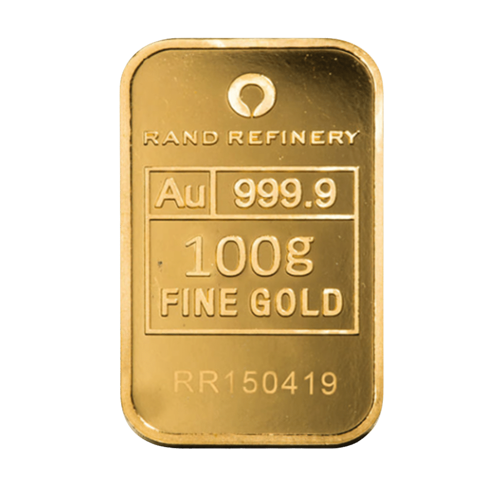Gold .999 100g fine bar